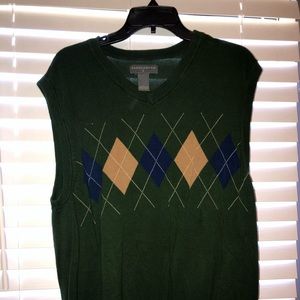 Vintage Grandpa Oversized Sweater Vest